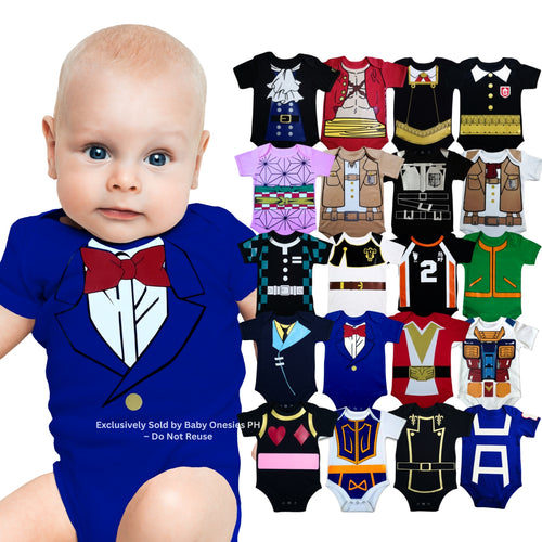 Anime Baby Cosplay Onesie | Cute Japanese Manga-Inspired Bodysuit | Baby Onesies PH