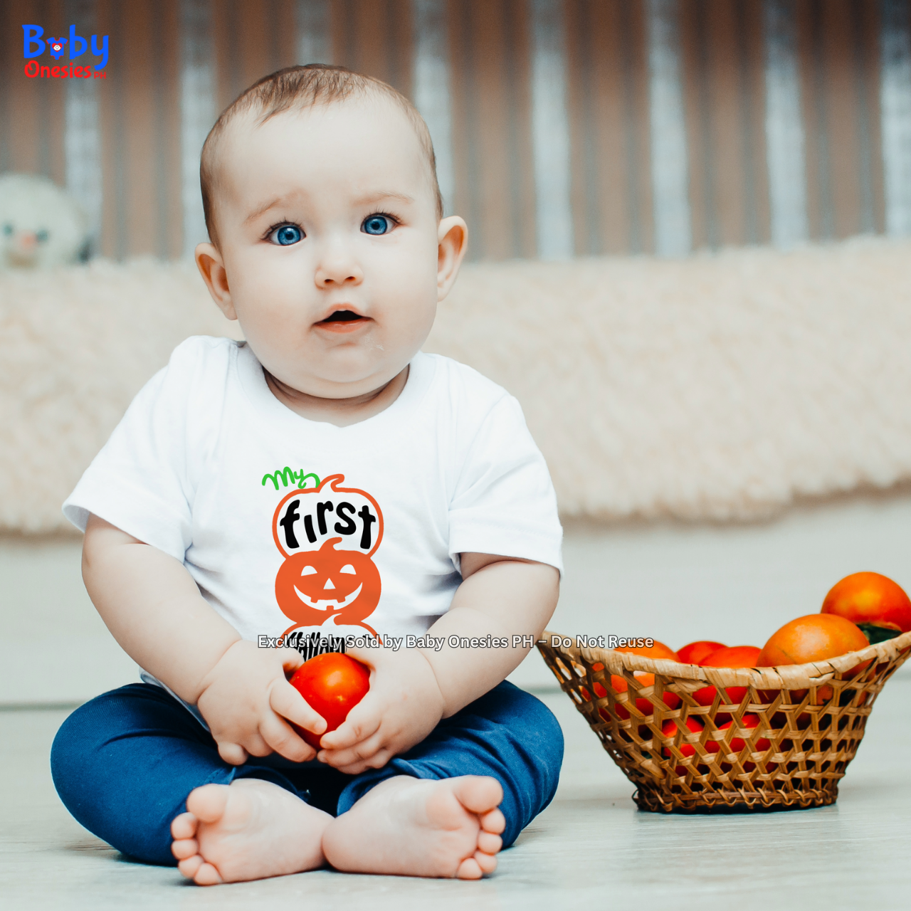 My 1st Halloween Pumpkin Baby Onesie & Toddler Shirt – Baby Onesies PH