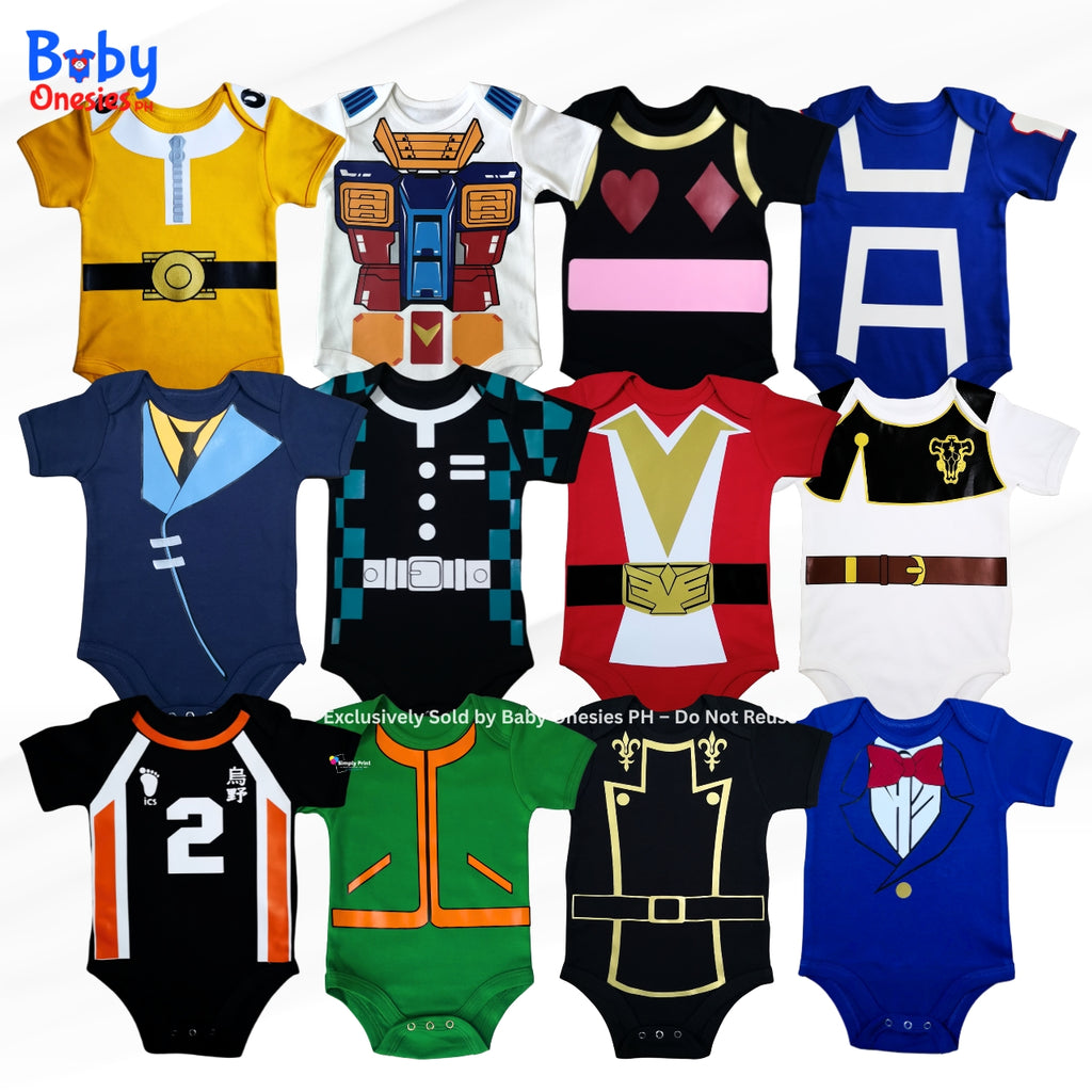 Anime Baby Cosplay Onesie | Cute Japanese Manga-Inspired Bodysuit | Baby Onesies PH