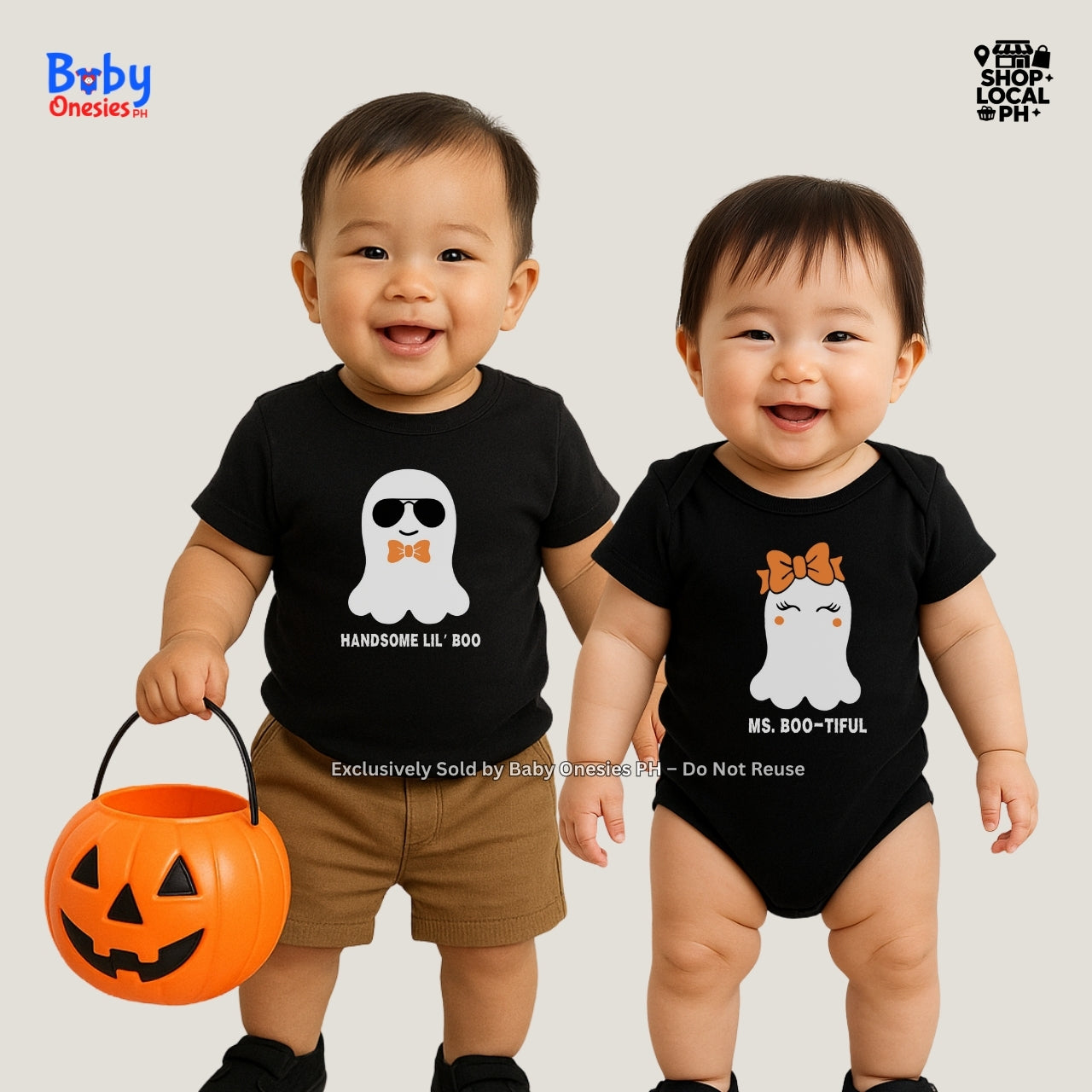 Halloween Ghost Baby Onesie | Toddler Shirt | Baby Boy & Baby Girl Halloween Romper Outfit | Baby Onesies PH