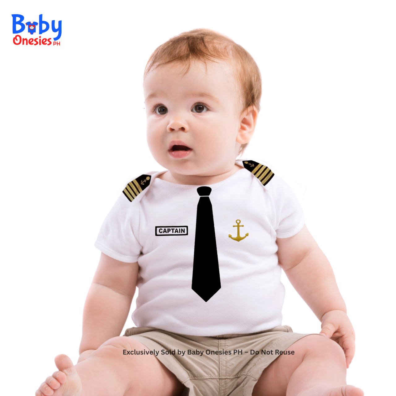 Seaman Baby Onesie – Navy Sailor Outfit | Baby Onesies PH