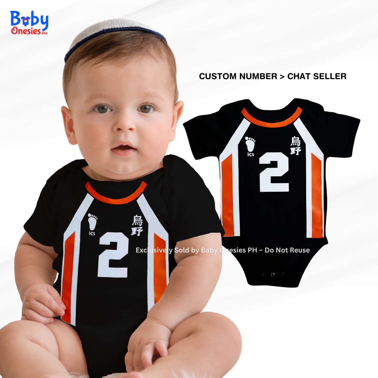 Anime Baby Cosplay Onesie | Cute Japanese Manga-Inspired Bodysuit | Baby Onesies PH