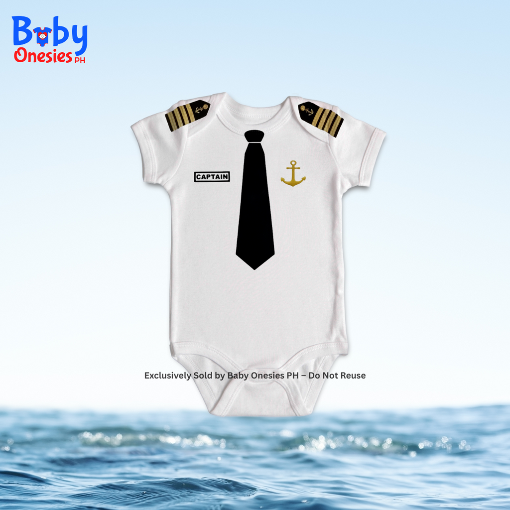 Seaman Baby Onesie – Navy Sailor Outfit | Baby Onesies PH