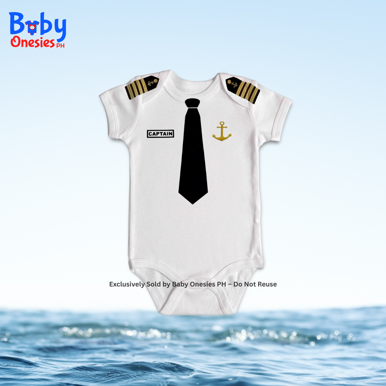 Seaman Baby Onesie – Navy Sailor Outfit | Baby Onesies PH