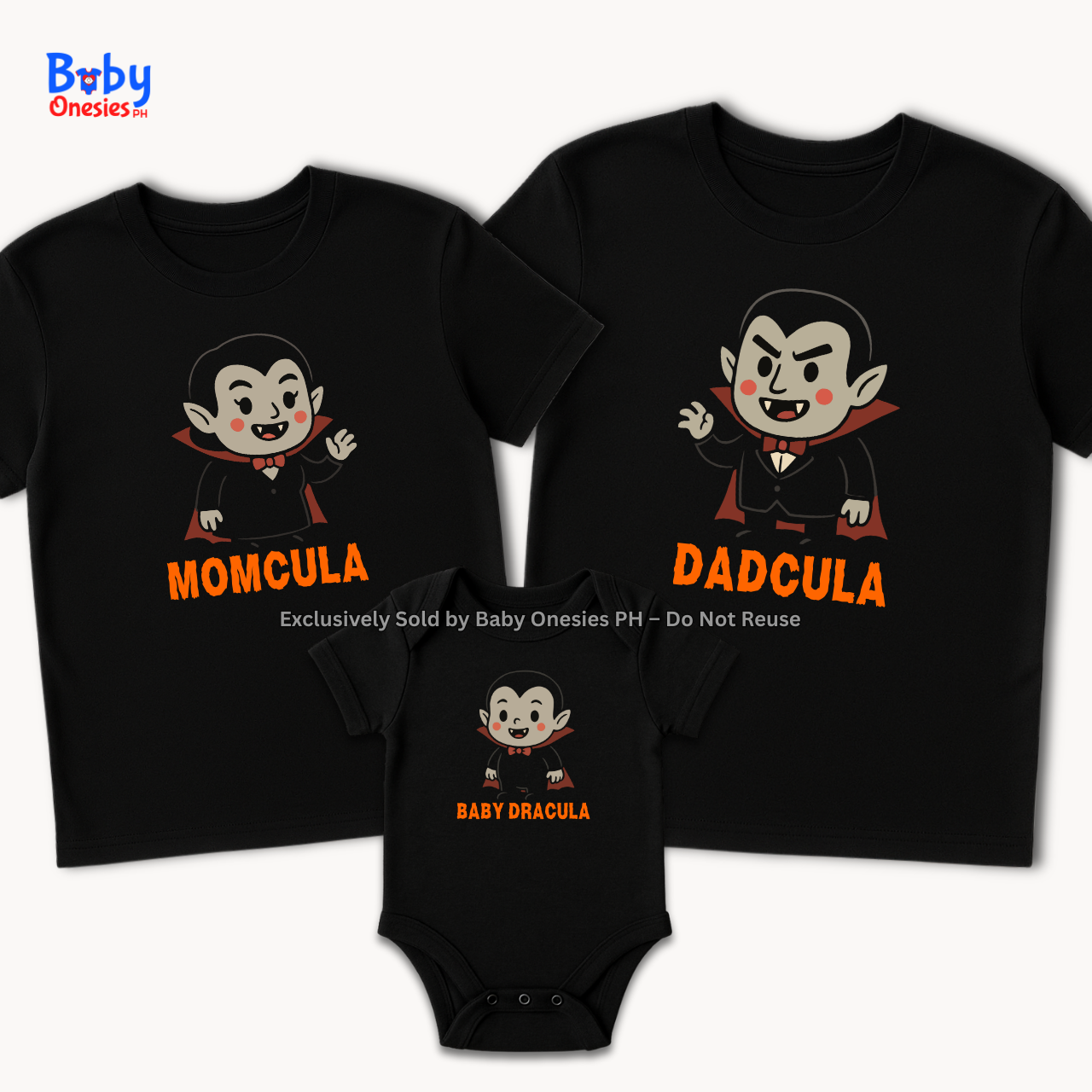 Dracula Family Matching T-Shirts | Baby Onesies PH