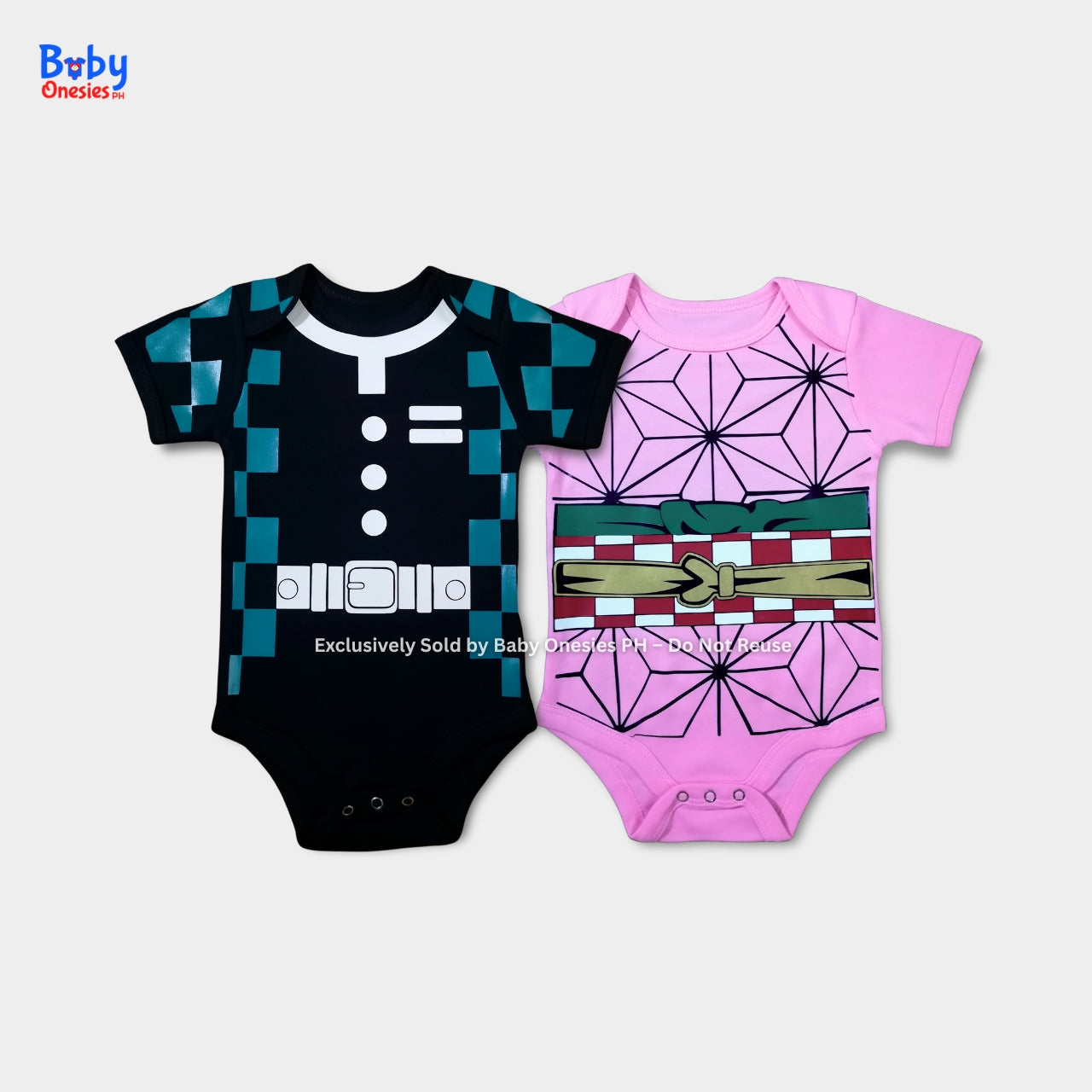 Tanjiro Demon Slayer Anime Baby Outfit | Baby Onesies PH