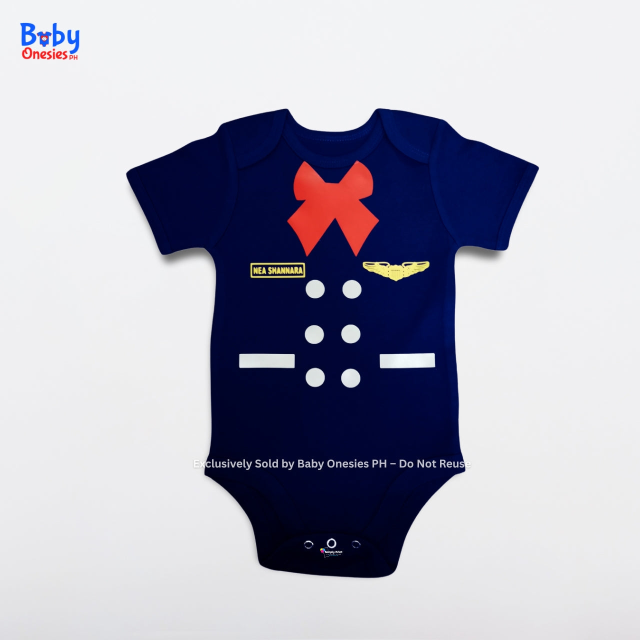 Flight Attendant Career Baby Onesie – Airline Uniform-Inspired Bodysuit | Baby Onesies PH