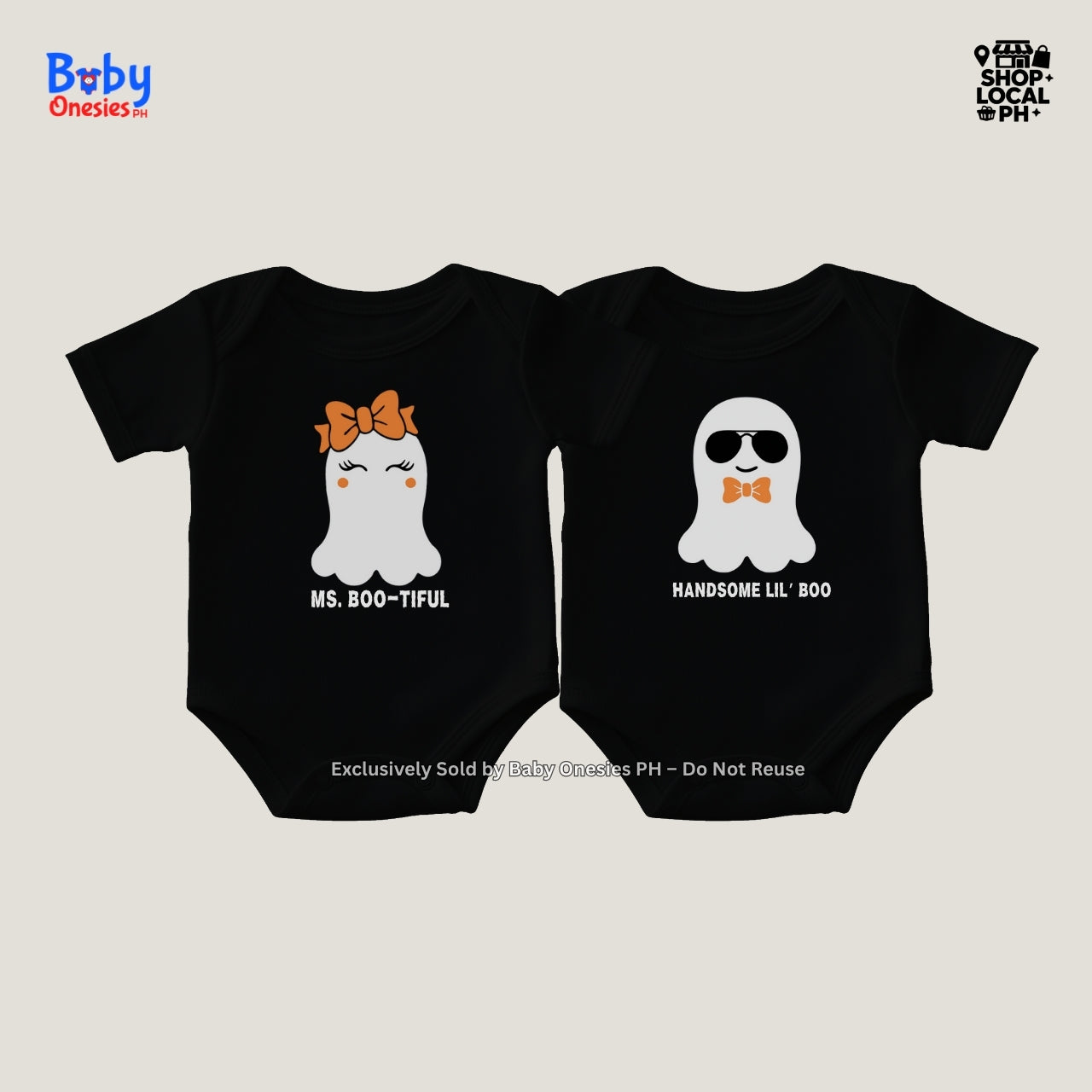 Halloween Ghost Baby Onesie | Toddler Shirt | Baby Boy & Baby Girl Halloween Romper Outfit | Baby Onesies PH