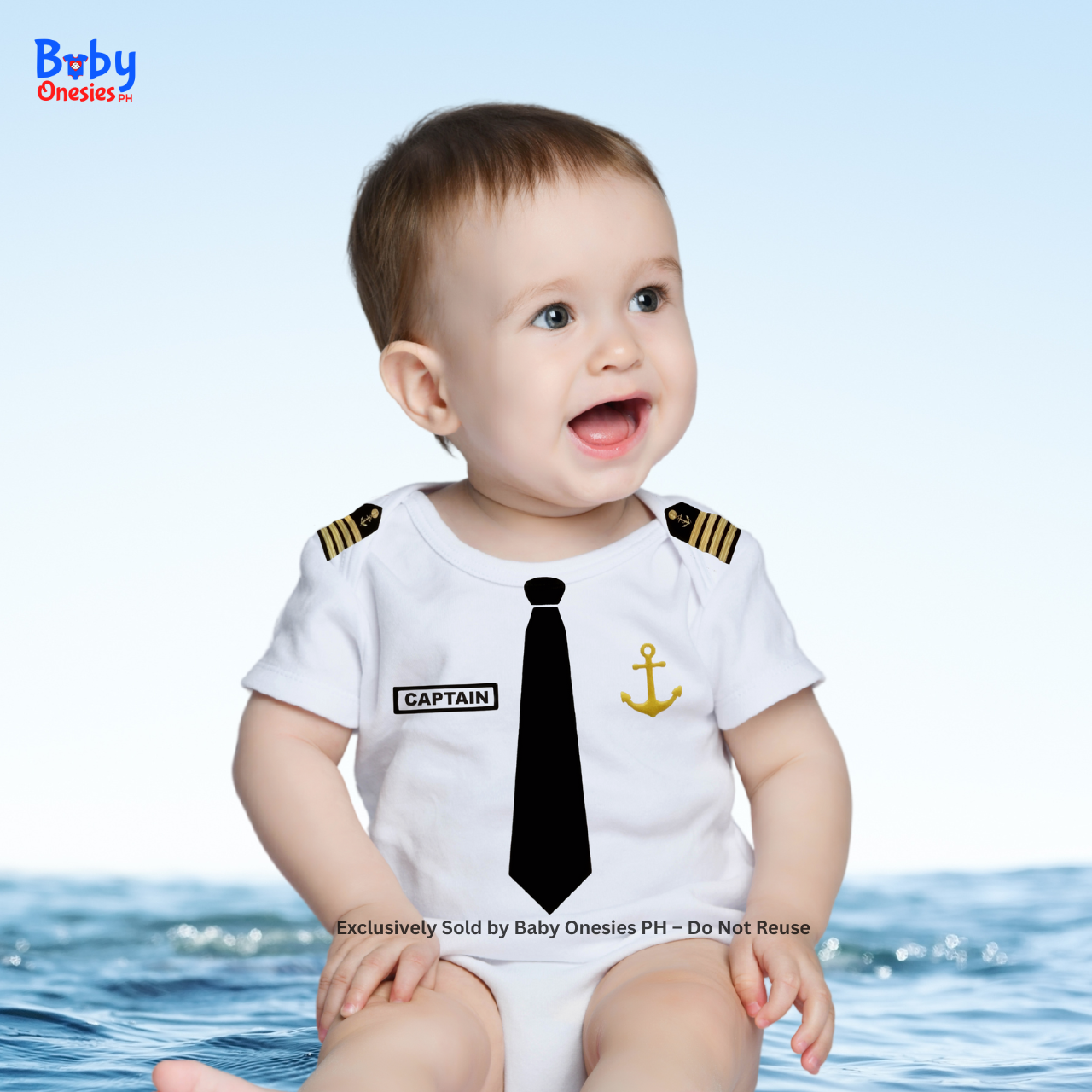 Seaman Baby Onesie – Navy Sailor Outfit | Baby Onesies PH