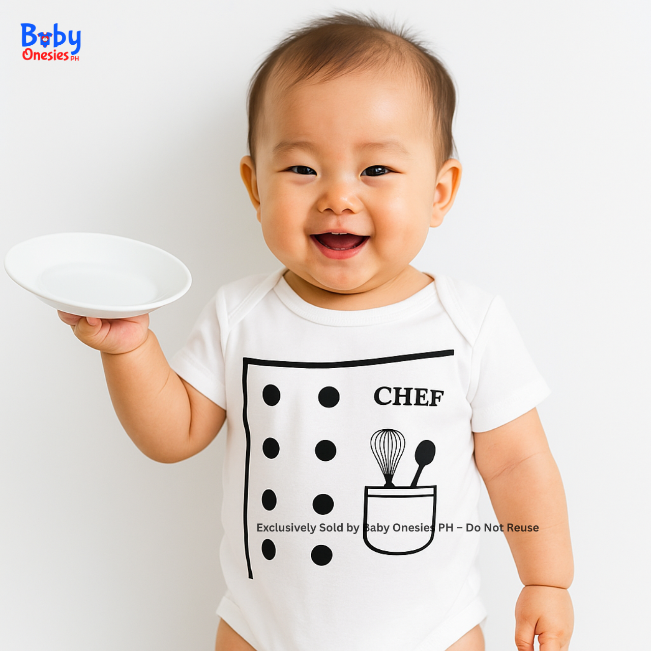Chef-Inspired Career Baby Bodysuit | Baby Onesies PH