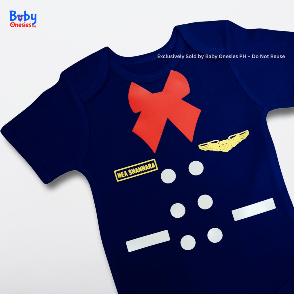 Flight Attendant Career Baby Onesie – Airline Uniform-Inspired Bodysuit | Baby Onesies PH