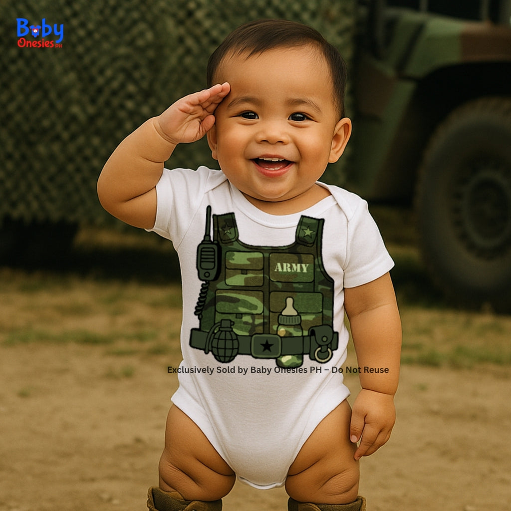 Future Soldier Baby Onesie – Army-Inspired Career Outfit | Baby Onesies PH