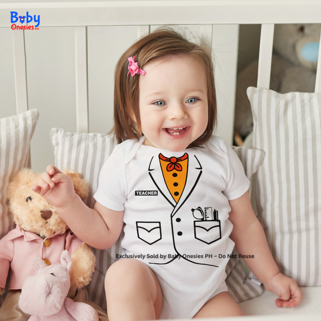 Future Teacher Baby Onesie Cute Career-Inspired Outfit | Baby Onesies PH