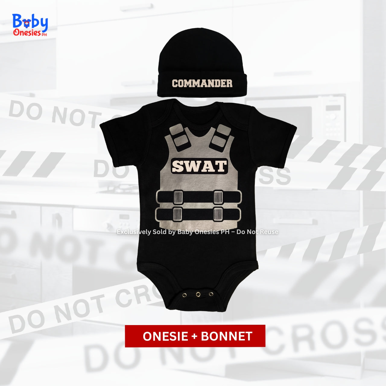 Baby SWAT Costume Onesie | Police Costume| Baby Onesies PH