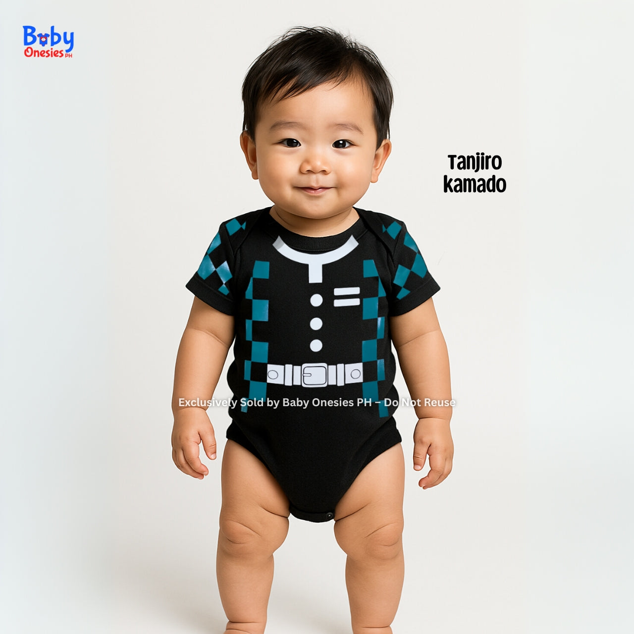 Tanjiro Demon Slayer Anime Baby Outfit | Baby Onesies PH