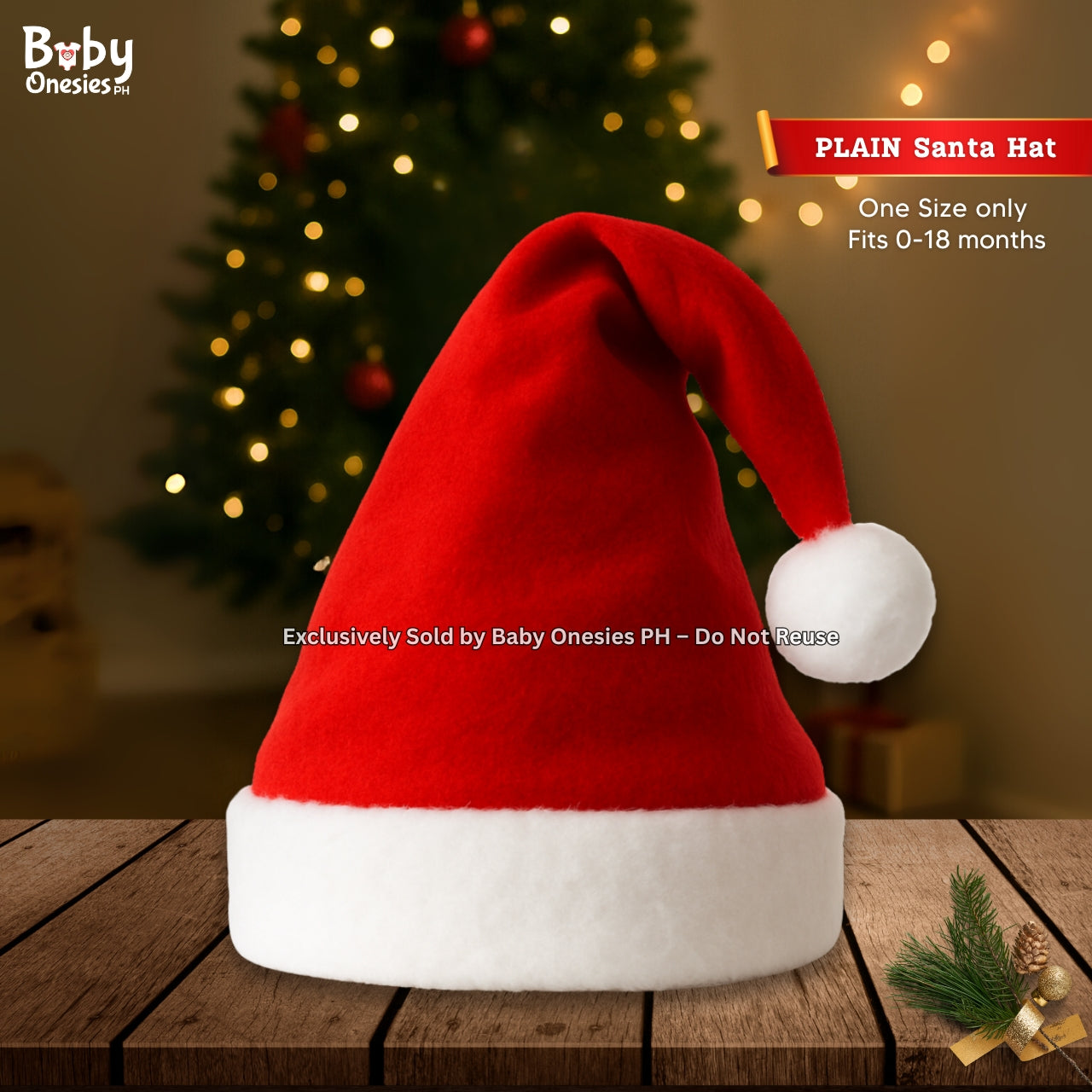 My 1st Christmas Baby Onesie & Personalized Santa Hat | Baby Onesies PH