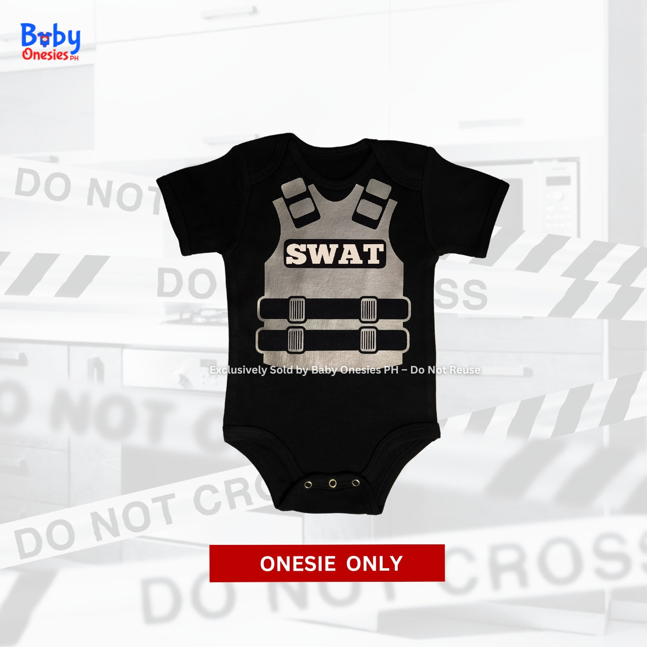 Baby SWAT Costume Onesie | Police Costume| Baby Onesies PH