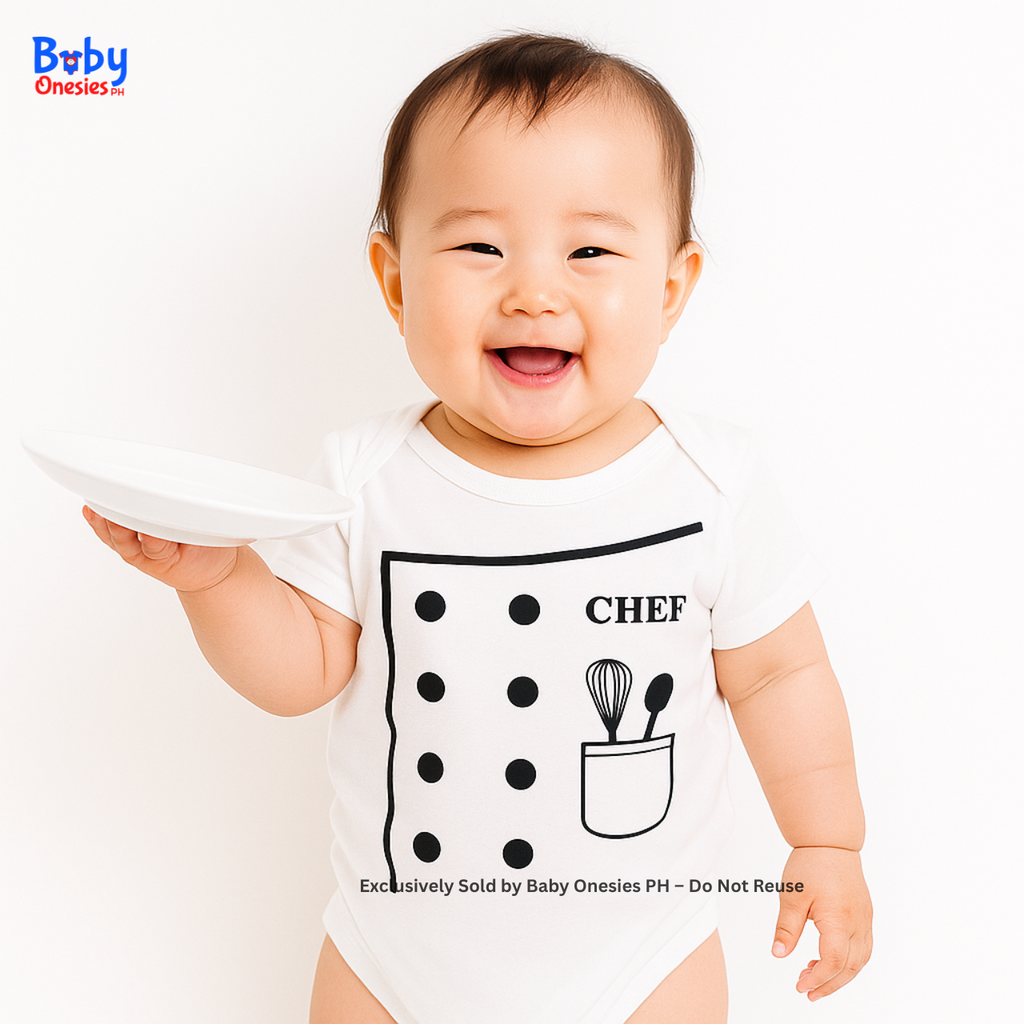 Chef-Inspired Career Baby Bodysuit | Baby Onesies PH