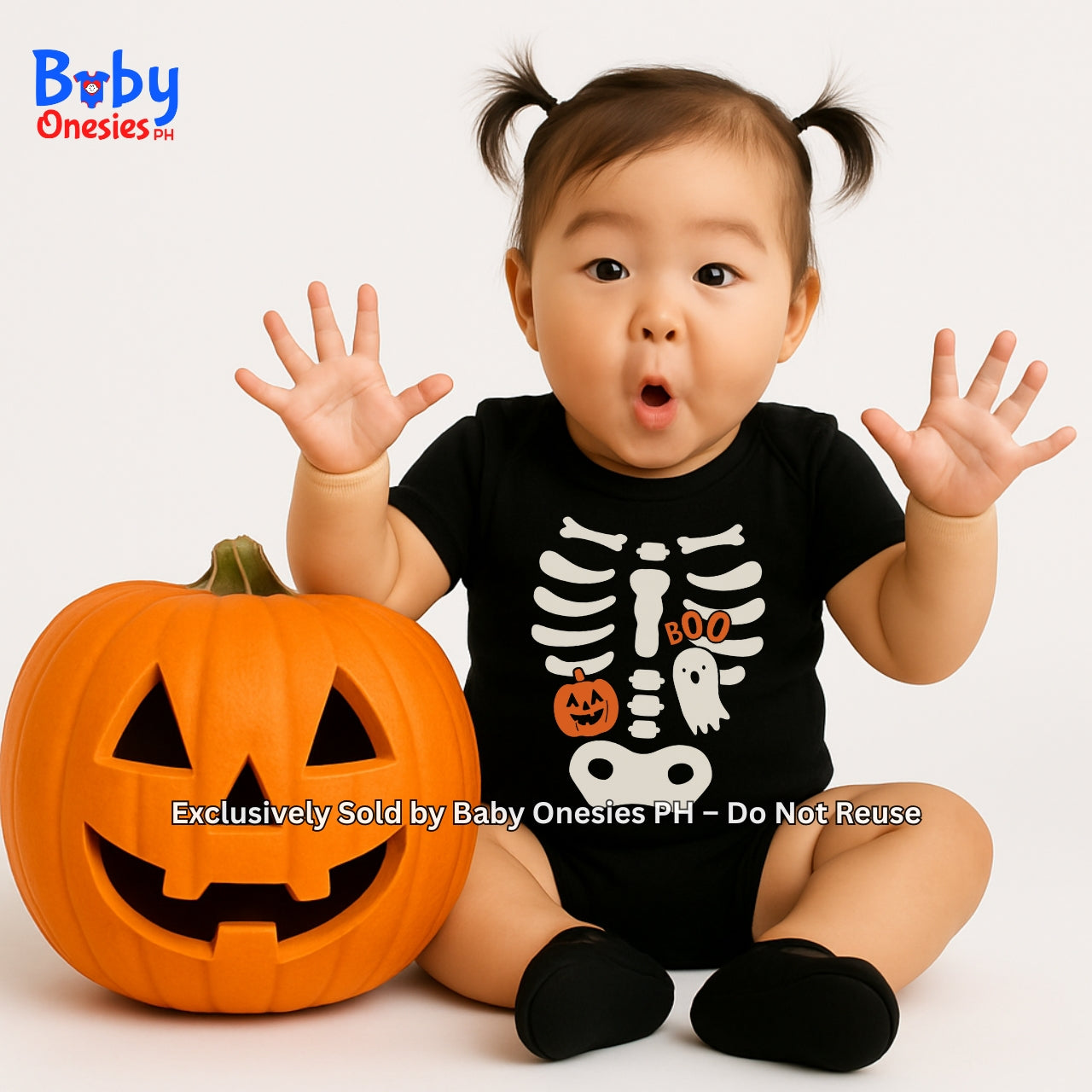 Halloween Skeleton Boo Trick or Treat Baby Onesie & Kids Shirt | Matching Sibling Outfit – Baby Onesies PH