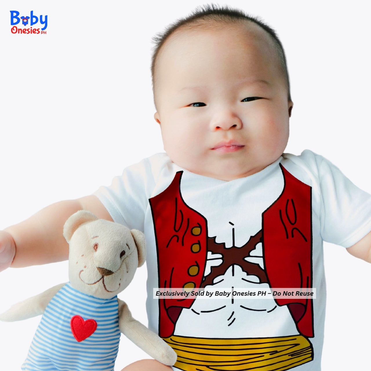 One Piece Luffy, Sabo & Anime Baby Cosplay Onesie | Baby Onesies PH
