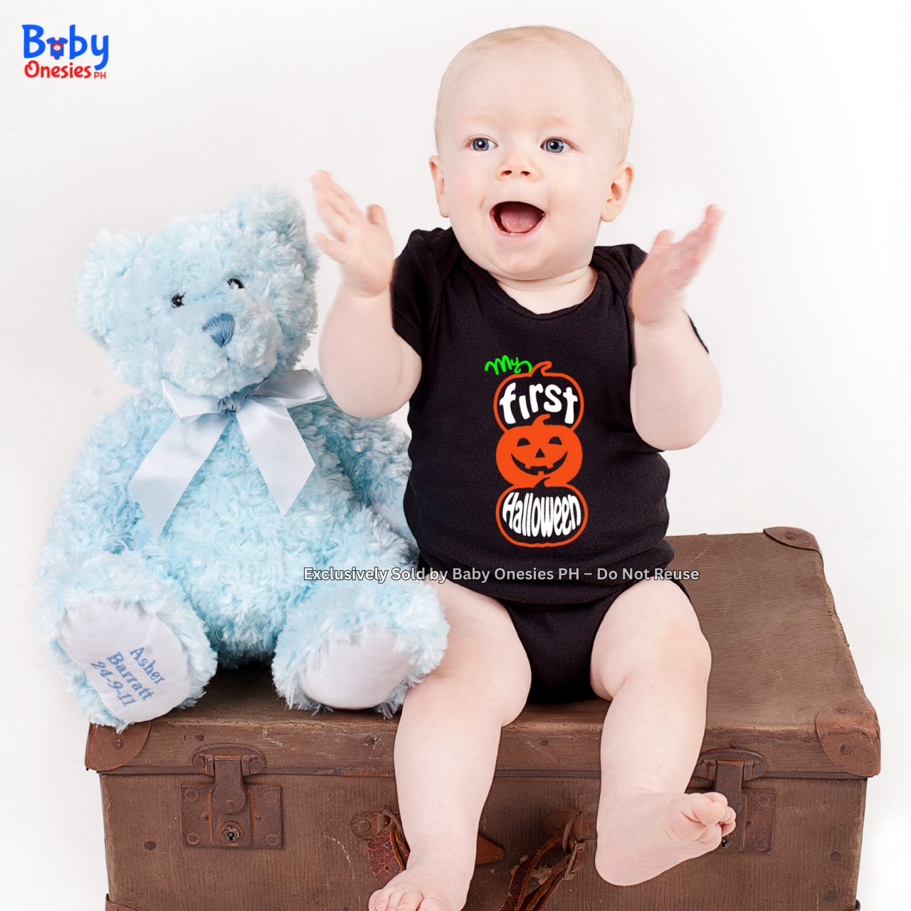 My 1st Halloween Pumpkin Baby Onesie & Toddler Shirt – Baby Onesies PH