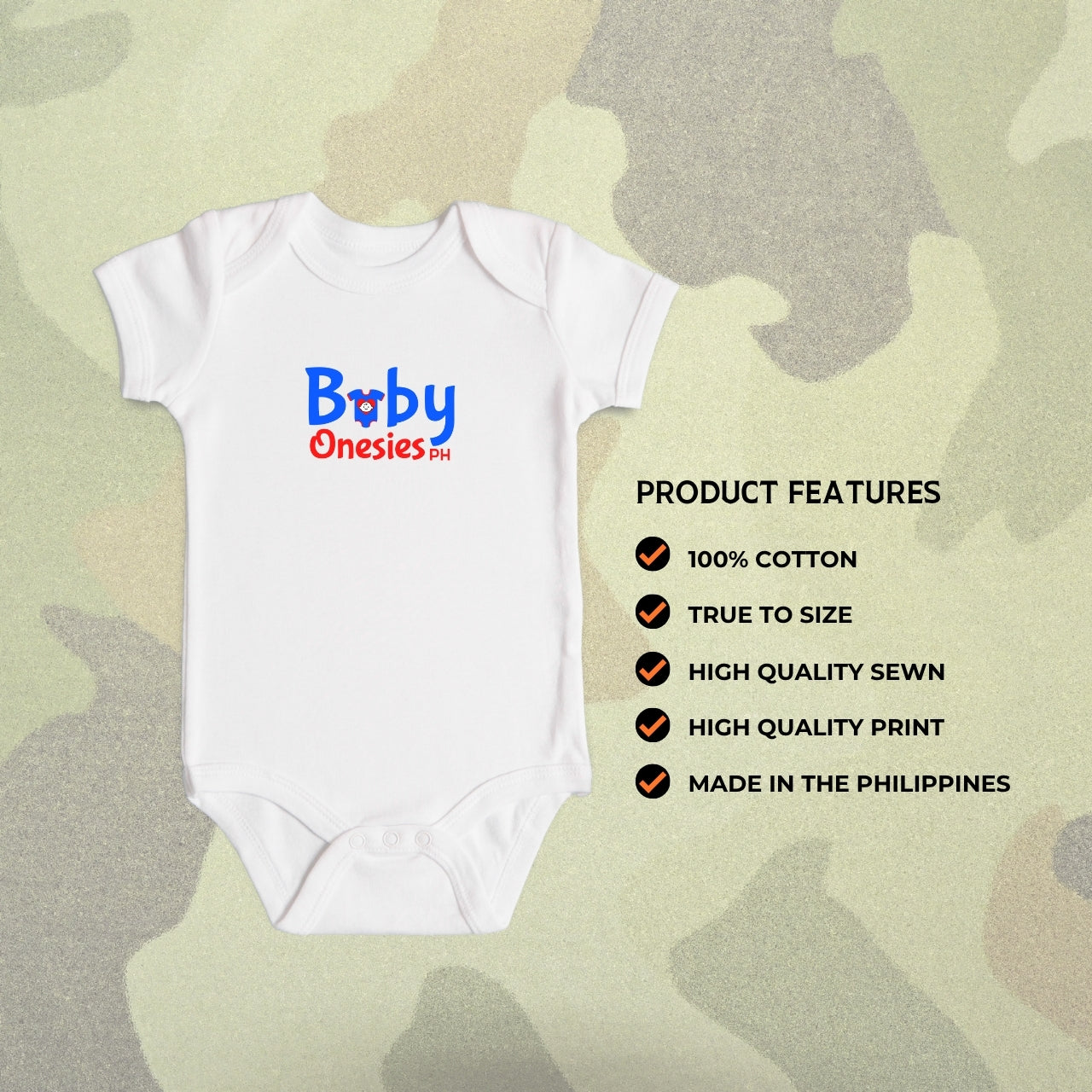 Future Soldier Baby Onesie – Army-Inspired Career Outfit | Baby Onesies PH