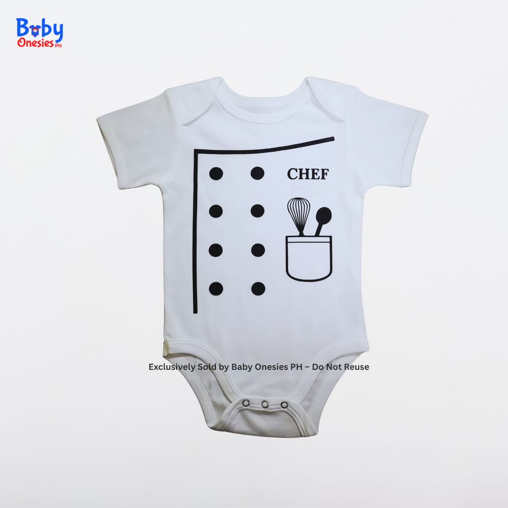 Chef-Inspired Career Baby Bodysuit | Baby Onesies PH