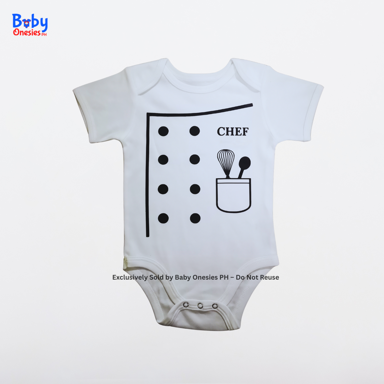 Chef-Inspired Career Baby Bodysuit | Baby Onesies PH