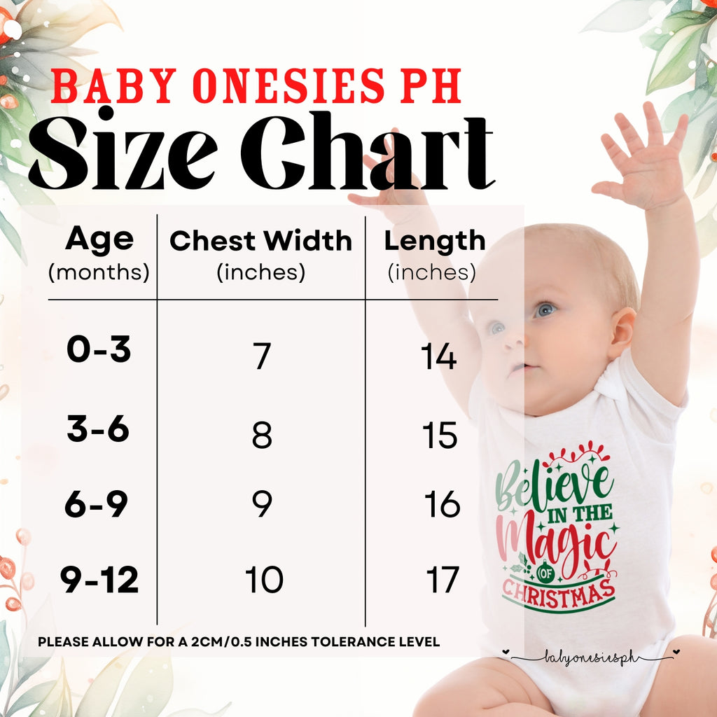 My 1st Christmas Baby Onesie & Personalized Santa Hat | Baby Onesies PH
