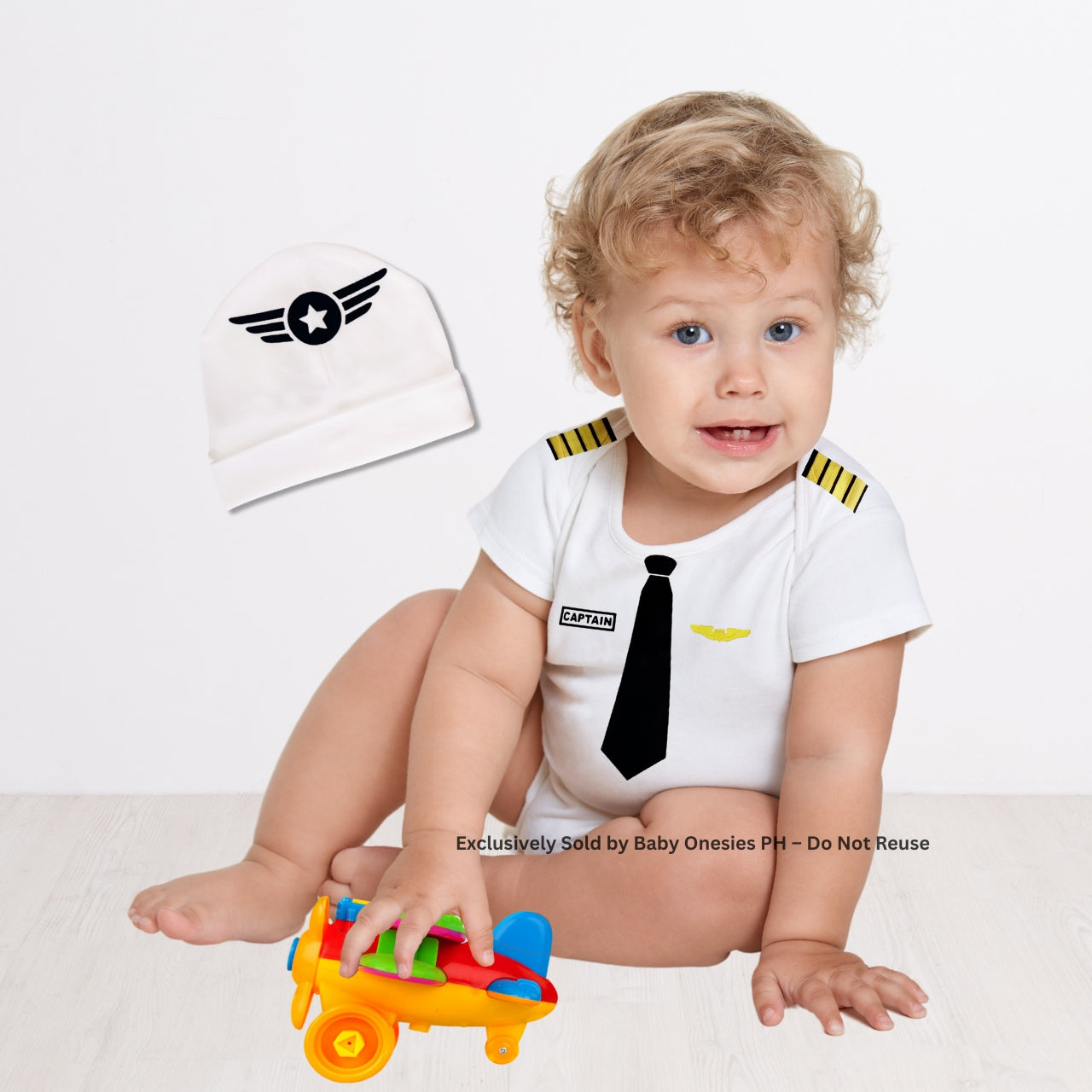 Pilot Captain Baby Onesie – Flight Costume for Babies | Baby Onesies PH