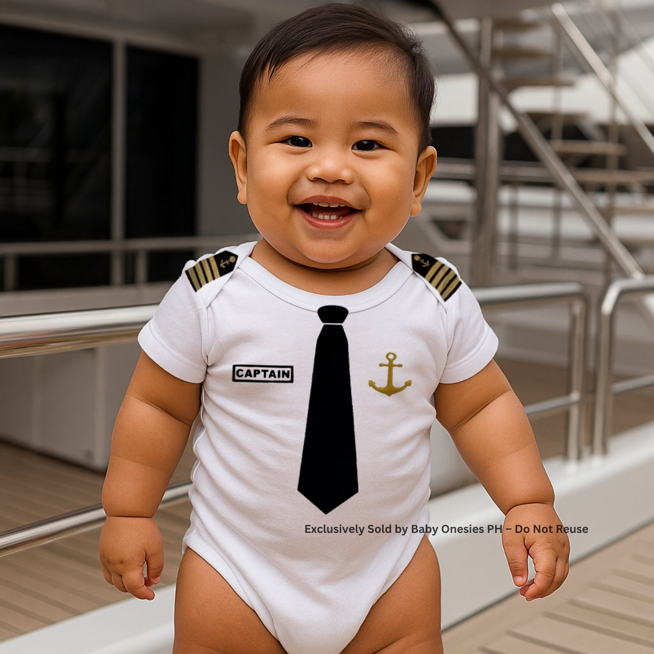 Seaman Baby Onesie – Navy Sailor Outfit | Baby Onesies PH